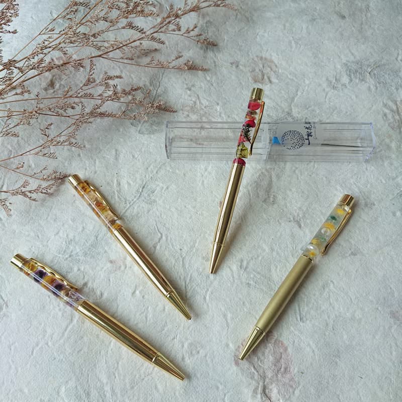 生花筆 / 暖色系 / 浮游花 婚禮小物 畢業禮物 辦公室小物