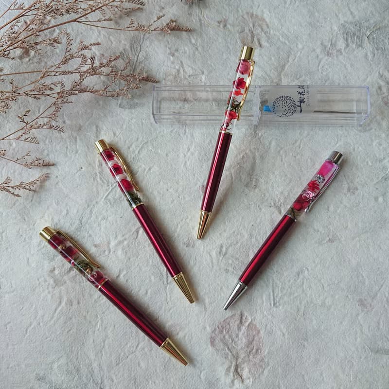 生花筆 / 暖色系 / 浮游花 婚禮小物 畢業禮物 辦公室小物