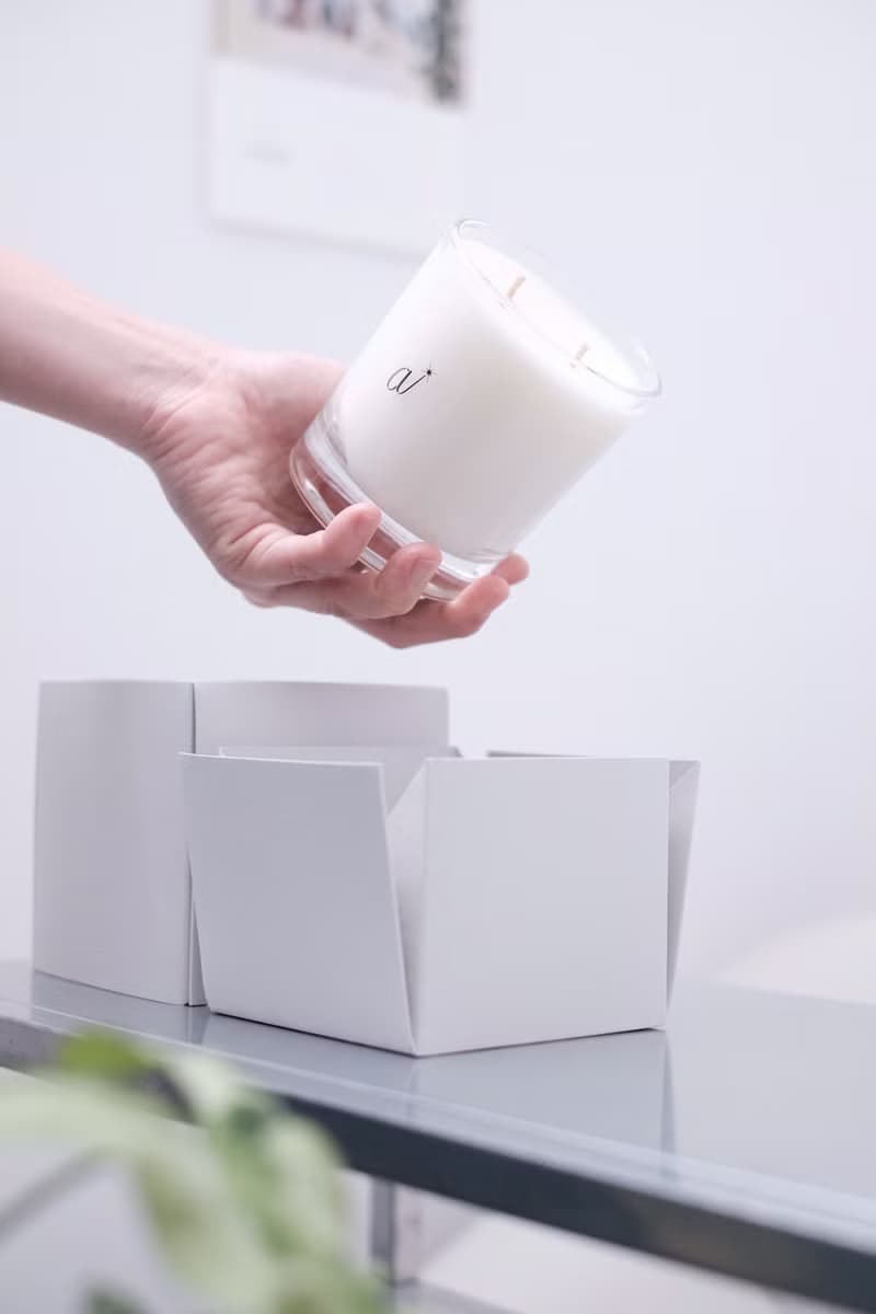 大豆蜂蠟香氛蠟燭 附銀色合金杯蓋
