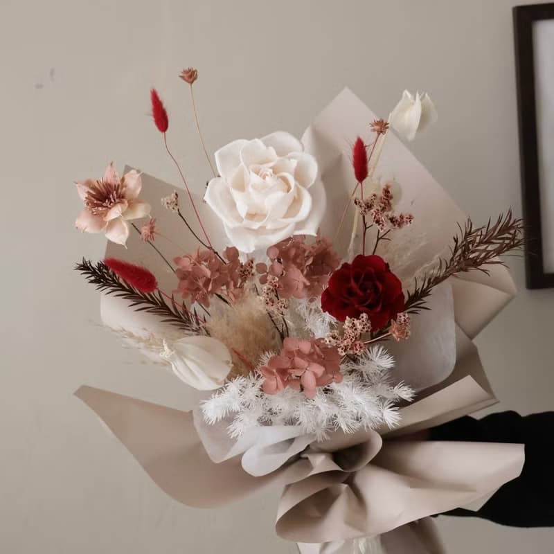 情人節紅玫瑰花束 擴香花束 生日 週年禮物