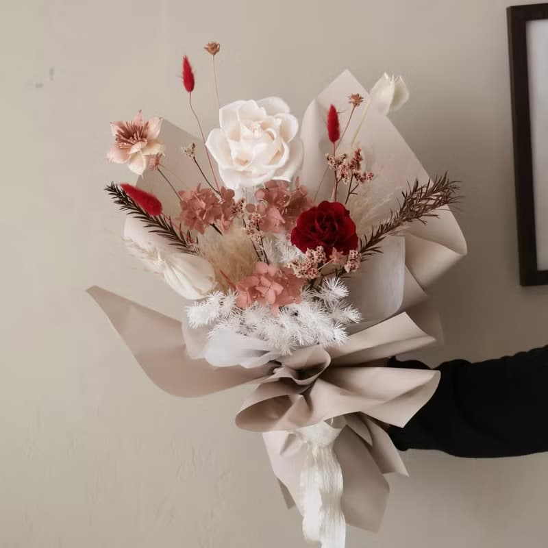 情人節紅玫瑰花束 擴香花束 生日 週年禮物