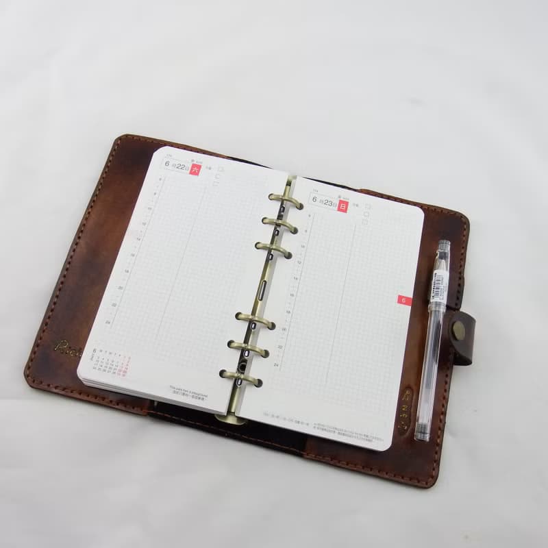 如意獅手作皮革筆記本手帳書札書衣(加贈皮書籤)