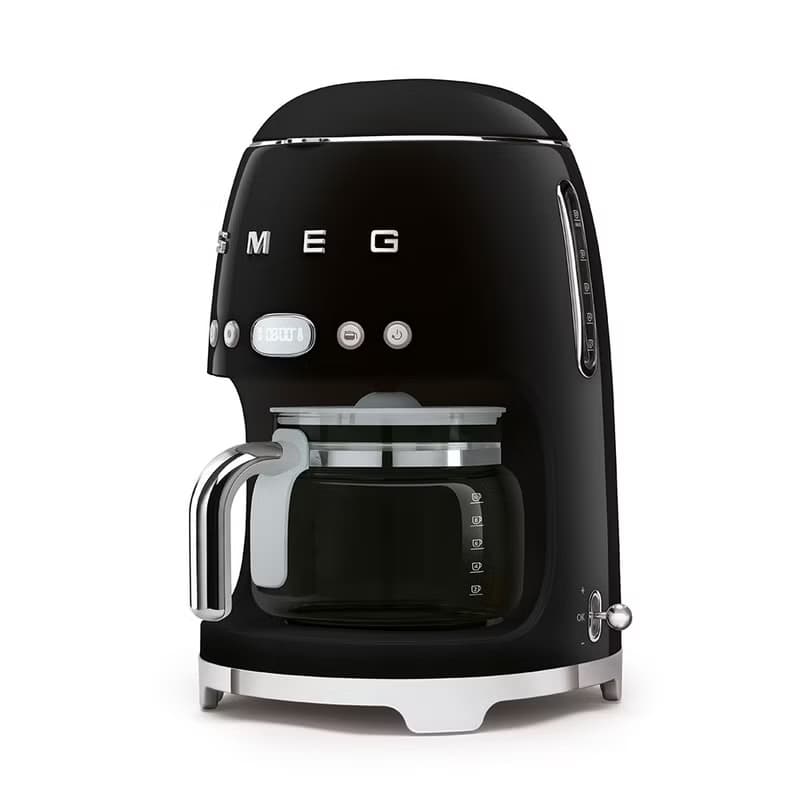 【SMEG】義大利濾滴式咖啡機-耀岩黑