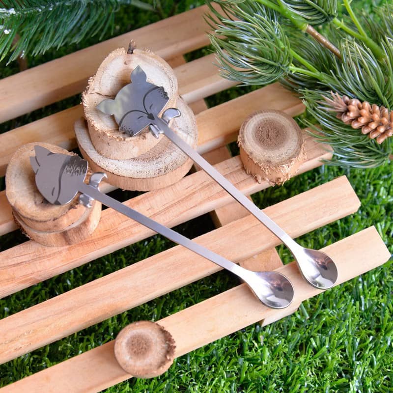 森林系萌君出沒攪拌匙 狐狸 (2入)