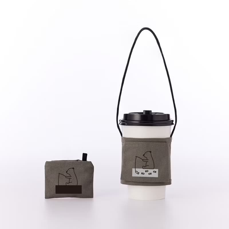 YCCT環保飲料提袋經典款 - 北極熊 - 專利收納不怕忘了帶