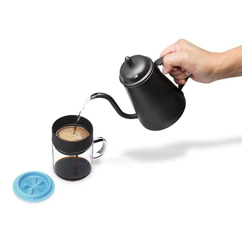 【咖啡禮盒】迷你咖啡濾杯 不鏽鋼濾網 手動磨豆器 生日禮 畢業禮