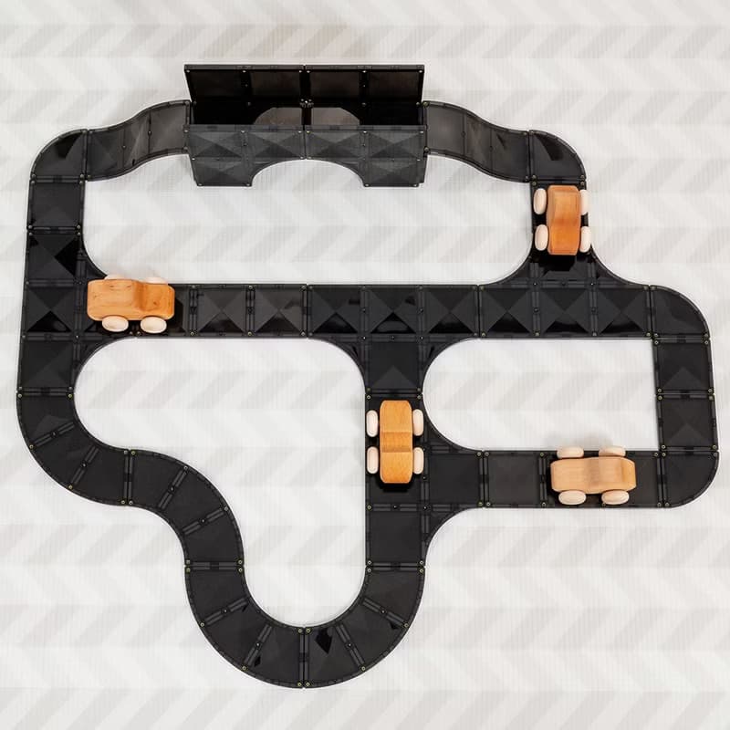 澳洲Connetix交通系列磁力積木-創意道路組(48pc)