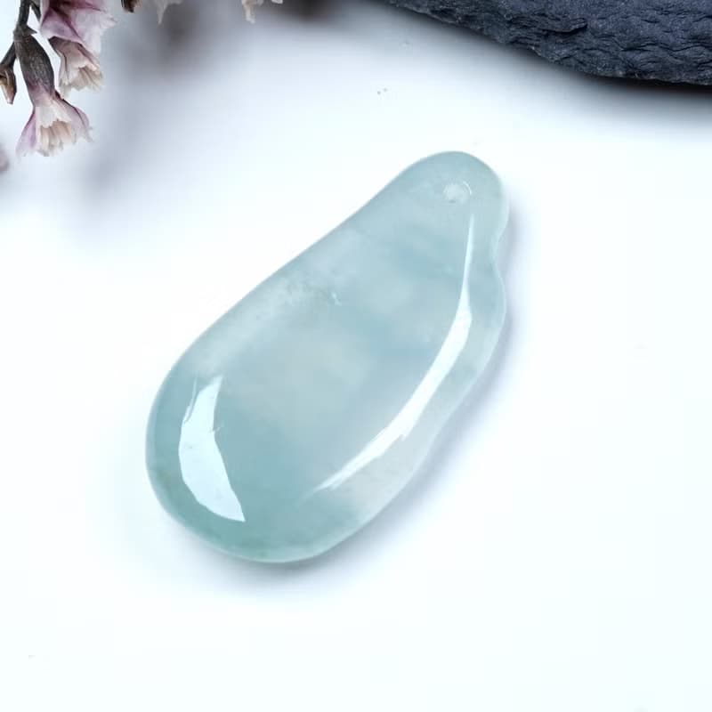 木拿冰種翡翠無相佛 | 天然緬甸玉翡翠A貨 | 送禮