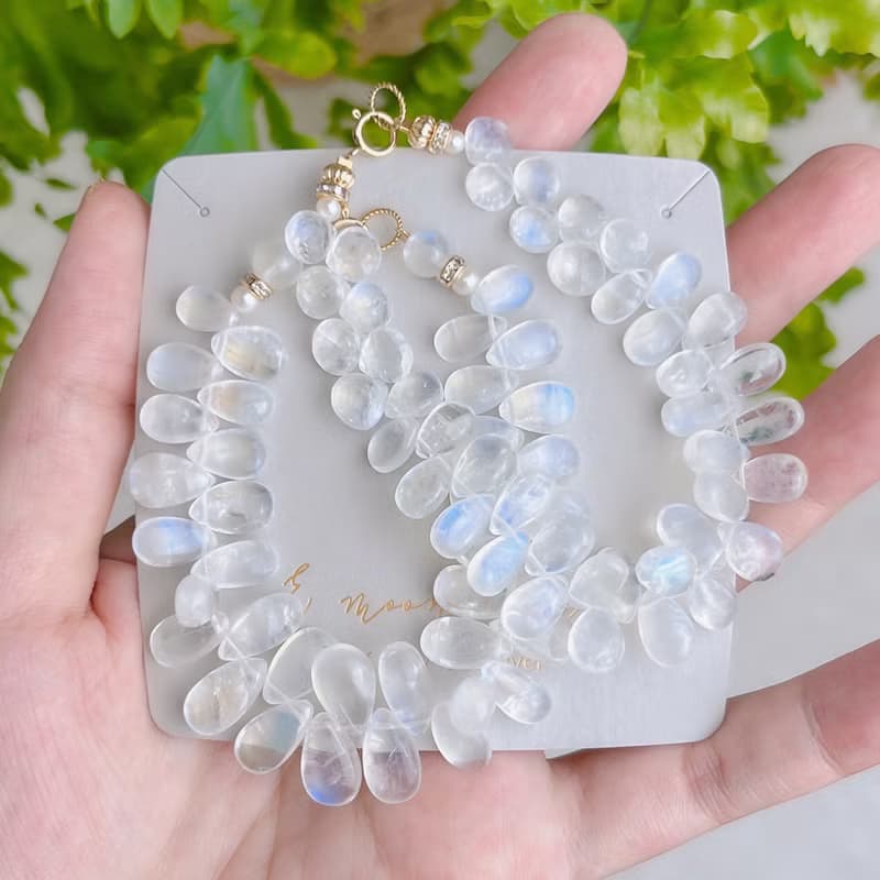 提升直覺 平靜心靈  福利出清款 透字藍暈月光石 療癒水晶