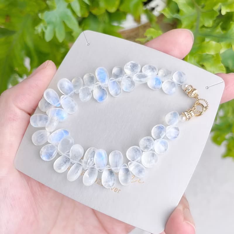 提升直覺 平靜心靈  福利出清款 透字藍暈月光石 療癒水晶
