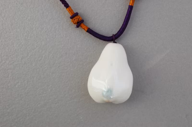 屁股項鍊 女性軀幹吊墜 陶瓷飾品 女性陰部