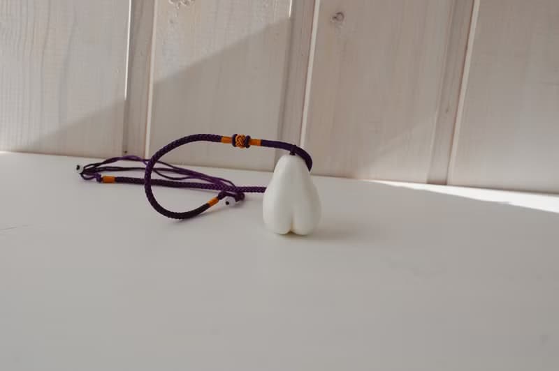 屁股項鍊 女性軀幹吊墜 陶瓷飾品 女性陰部