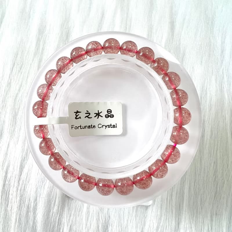 草莓晶手串 | 水晶 | 水晶手串 | 水晶手鏈 | 水晶手鍊