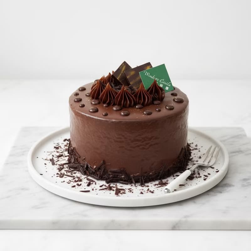 夜幕之吻 6-8吋【生日蛋糕/73%濃巧克力/巧克力蛋糕/巧克力控】