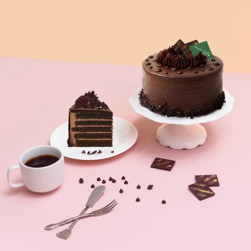 夜幕之吻 6-8吋【生日蛋糕/73%濃巧克力/巧克力蛋糕/巧克力控】