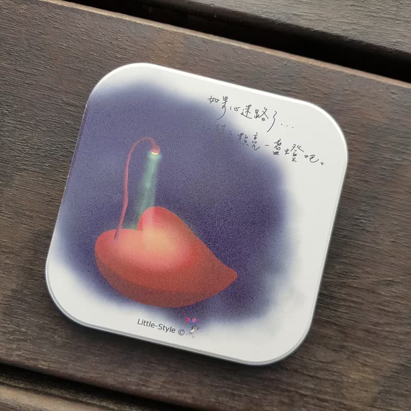 吸水杯墊-如果心迷路了