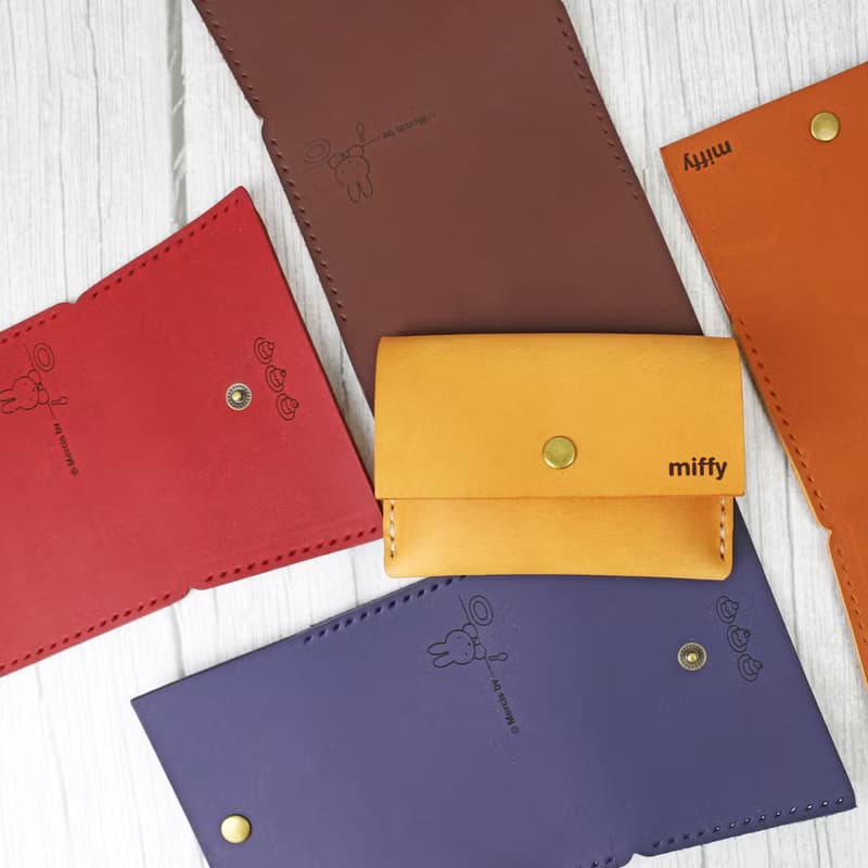 【70 Years of Miffy】聯名真皮簡約名片包 零錢包 材料包