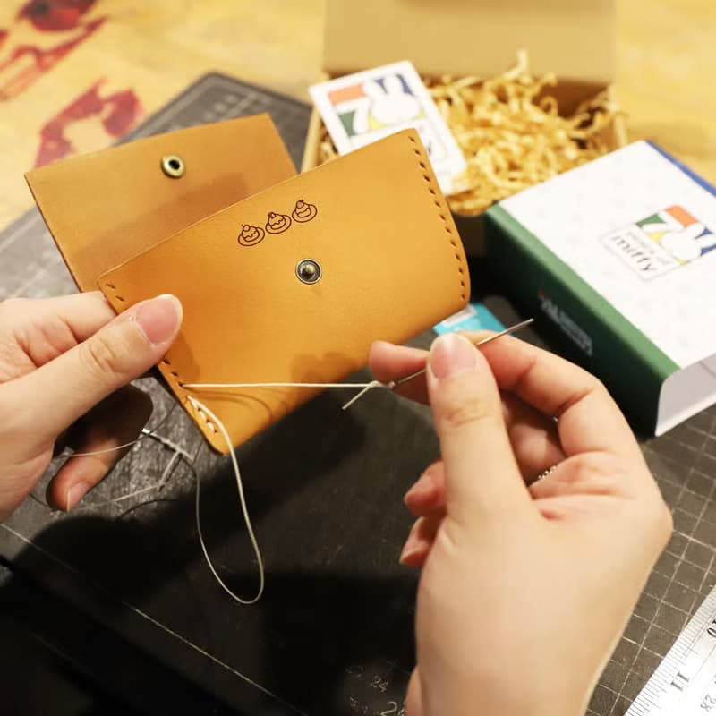 【70 Years of Miffy】聯名真皮簡約名片包 零錢包 材料包