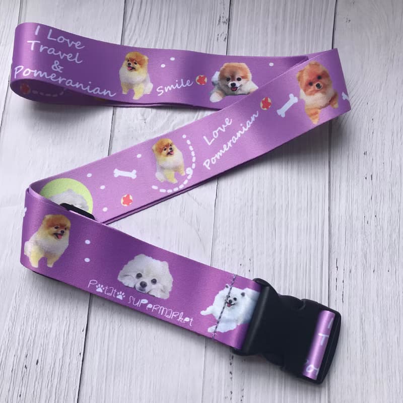 松鼠狗/博美犬 行李帶