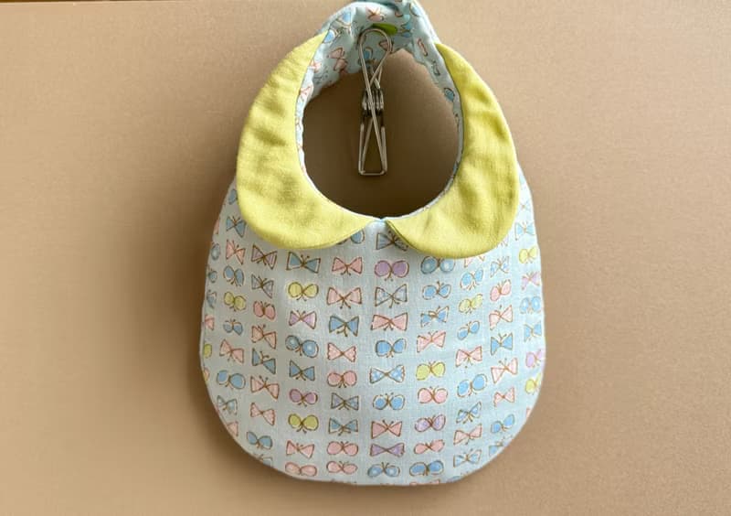 【 預購 】寶寶系列 - 小紳士圍兜- 粉藍蝴蝶