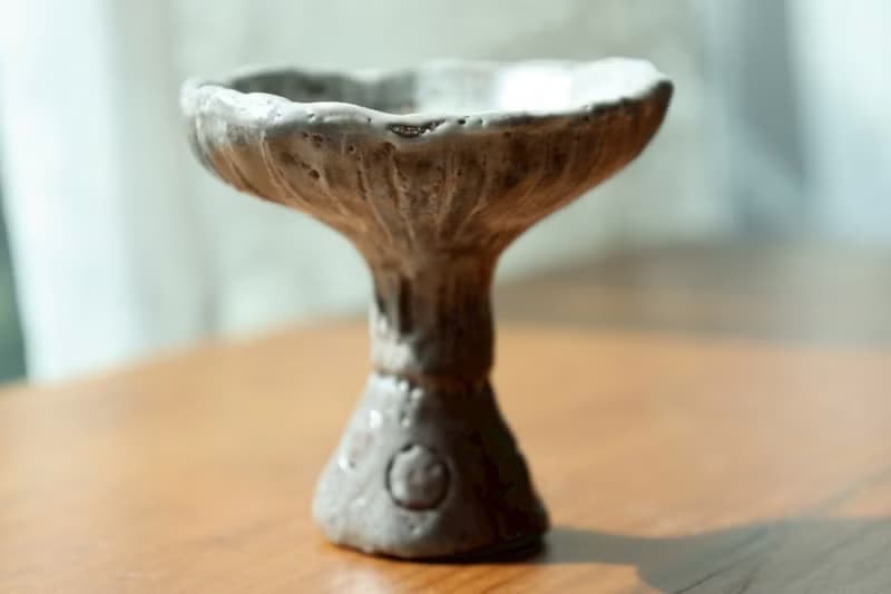 【喬遷禮物】精靈蘑菇2香座醬料盤擺飾盤侘寂風雕塑擺件收藝術