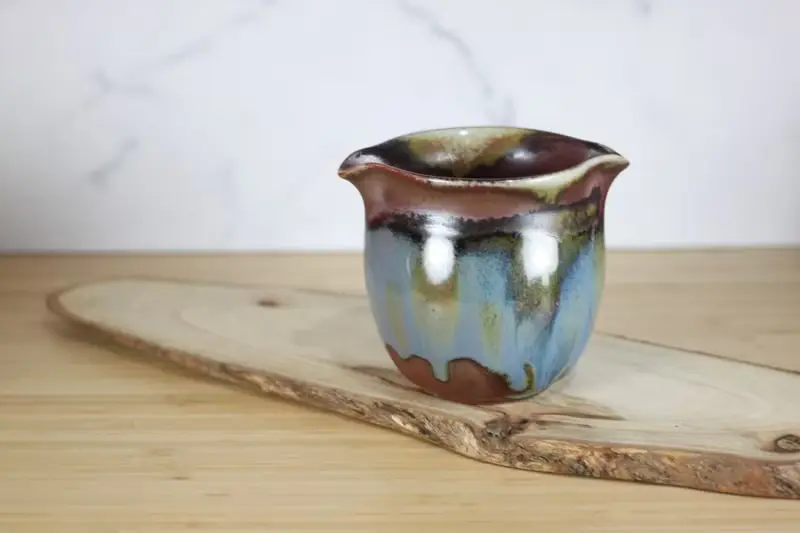 【送禮好物】340ml 天目釉 柴燒茶海 公道杯 鶯歌葉敏祥手作