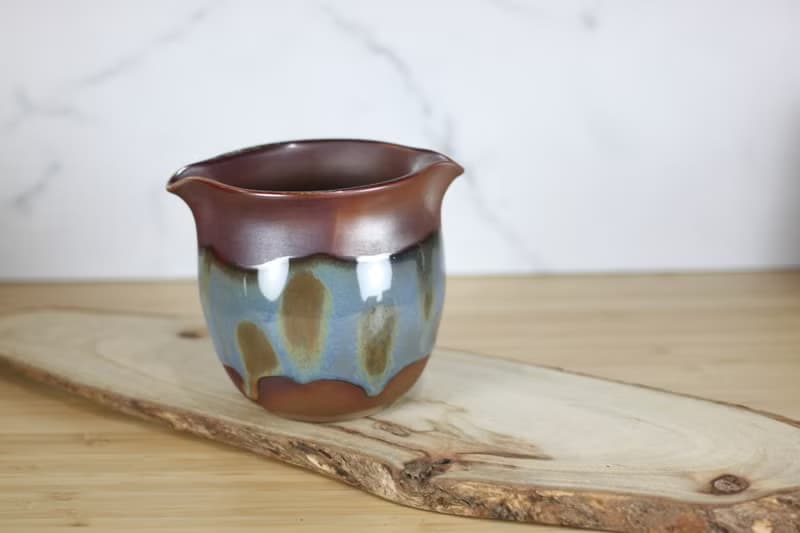 【送禮好物】340ml 天目釉 柴燒茶海 公道杯 鶯歌葉敏祥手作