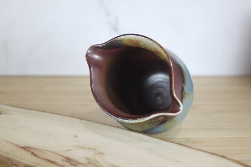 【送禮好物】340ml 天目釉 柴燒茶海 公道杯 鶯歌葉敏祥手作