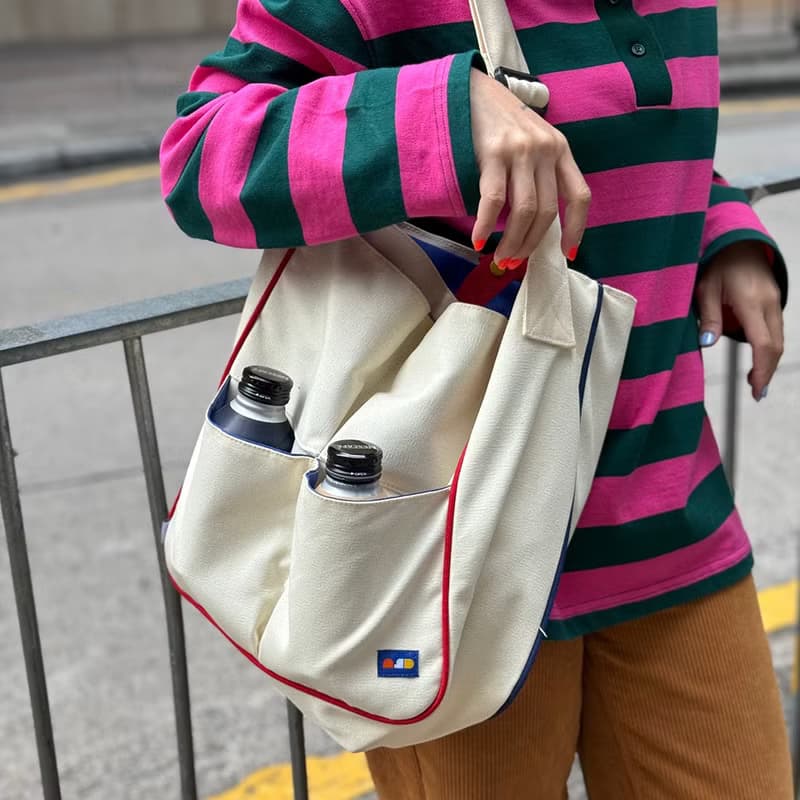 Tote Series 3 – GoBig / Black color made from canvas fabric
