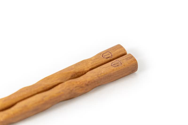 Islandoffer島嶼製作 創意鐵木螺旋筷子 尖頭粗柄筷子 (一套5對)