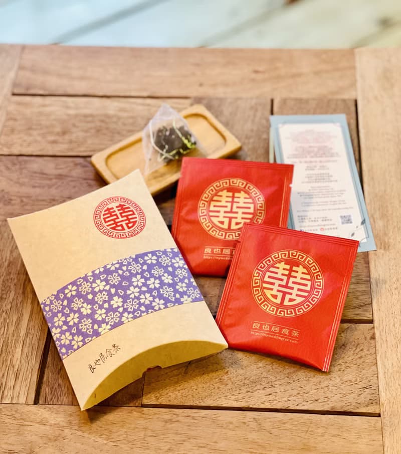 婚禮小物|派盒2入三角茶包|加購區