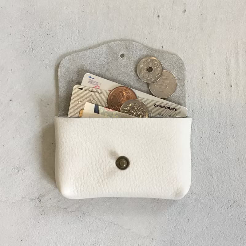 牛シュリンクレザーと牛床ベロアのコンパクト財布【7色】