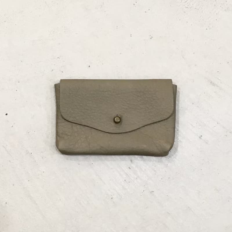 牛シュリンクレザーと牛床ベロアのコンパクト財布【7色】