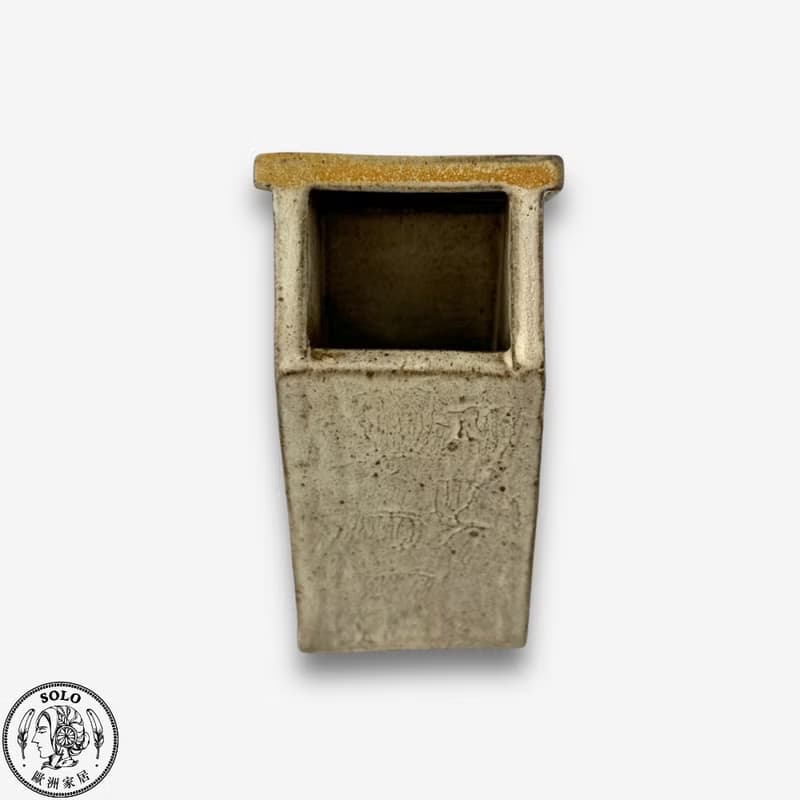 SOLO歐洲家居-手工台灣陶 小房子小花器-白 12cm 花盆 擺件