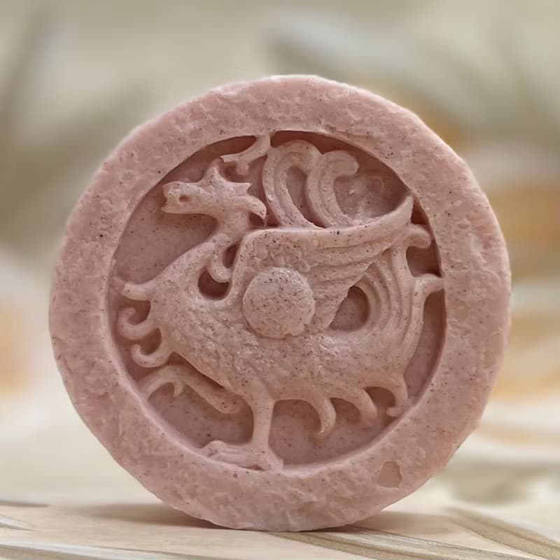 草本古風神獸平安皂(朱雀) 草本手工皂 草本萃取添加搭配精油香氛