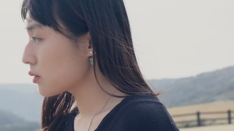 海之石 | 小石子 + 海藍寶墜飾 耳針款成對組合