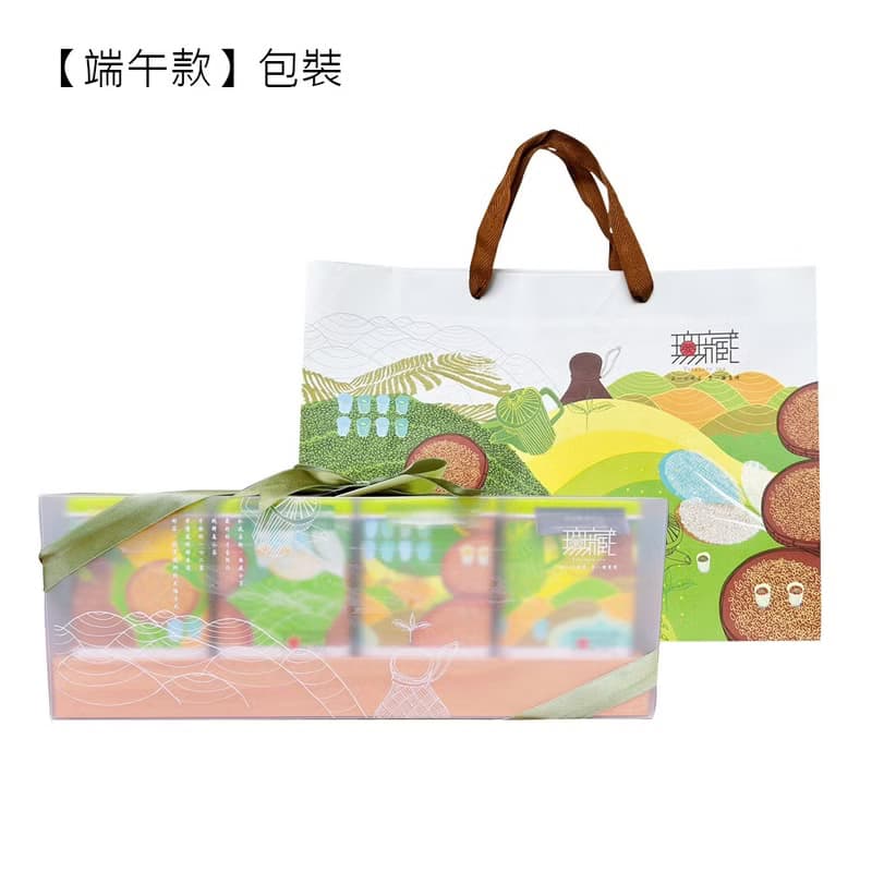 R2【無藏】端午公益 阿里山茶4入精美木盒禮-甜潤相投(1綠茶+3烏