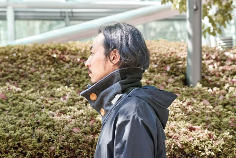 CHARM 排釦 絨毛 圍脖