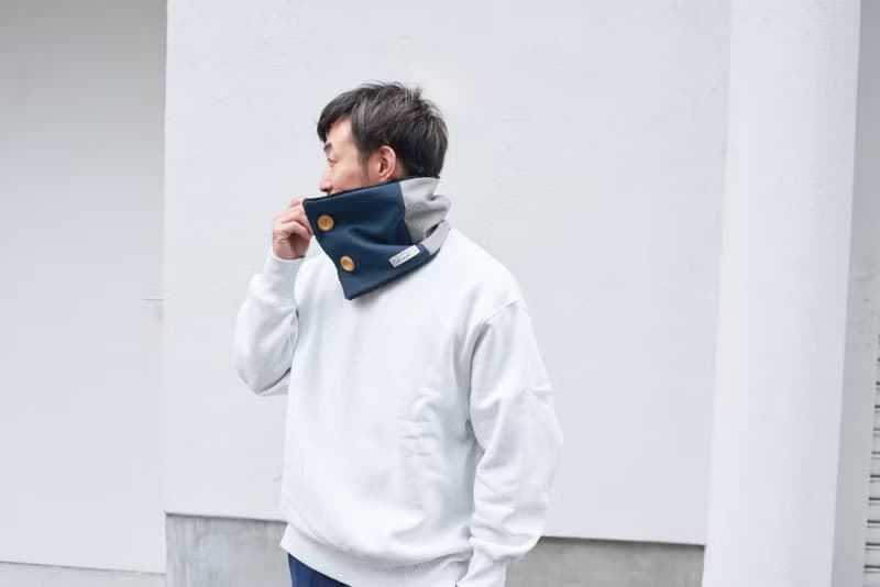 CHARM 排釦 絨毛 圍脖