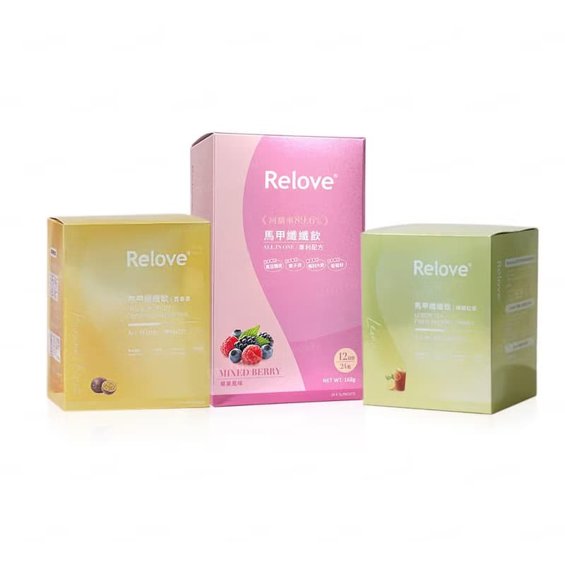 RELOVE 馬甲纖纖飲 (24包/盒) 莓果 百香果 檸檬紅茶 三款可選