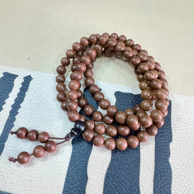 鵝梨帳中香中藥合香珠108顆手鍊/開運招財/療癒/母親節禮物/送禮