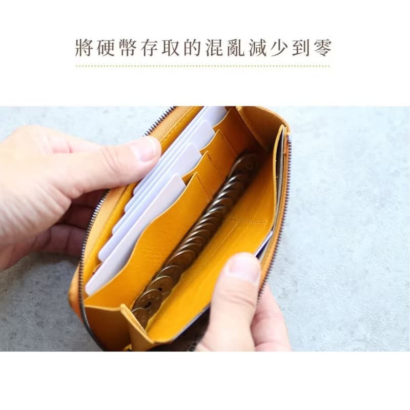 il modo ZIP 小長夾 STATUSY 日本製 皮夾 皮革錢包 職人手工真皮