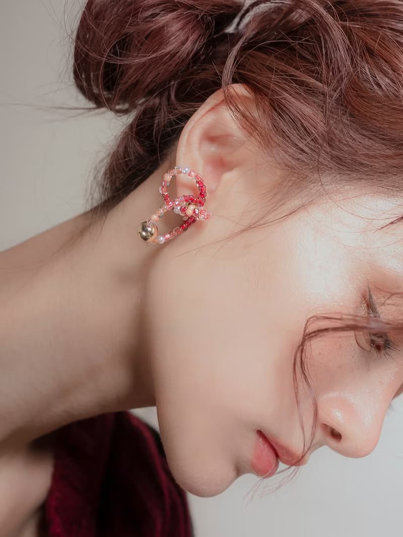 FLOAT - 石榴蘇打 * 珍珠 草莓晶 耳環 手環 戒指