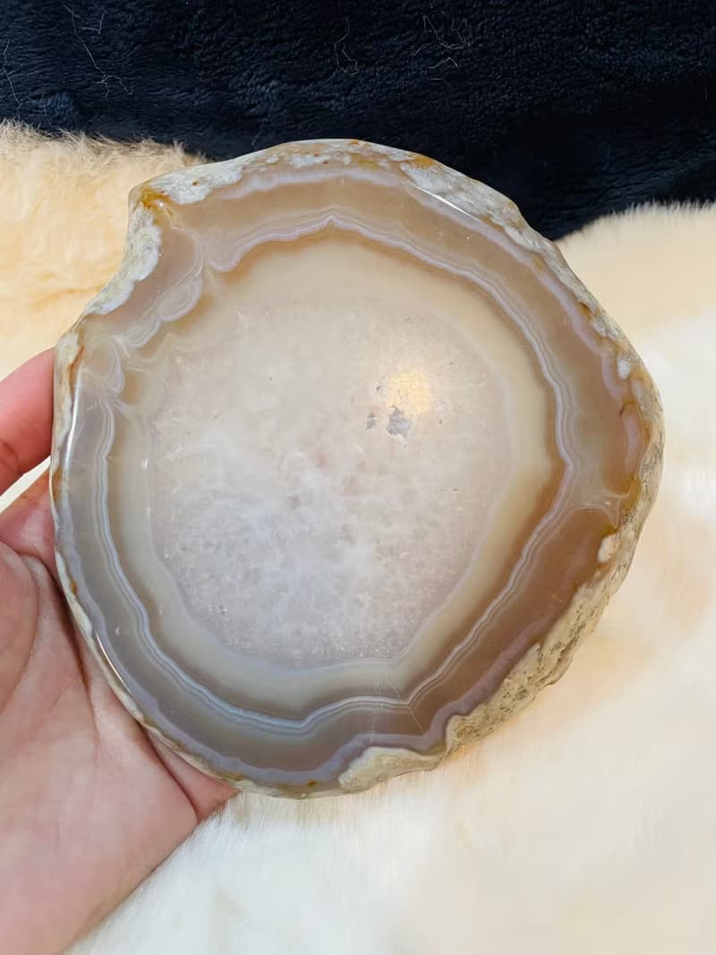 【咖啡厚料瑪瑙片】 辦公室療癒小物 消磁