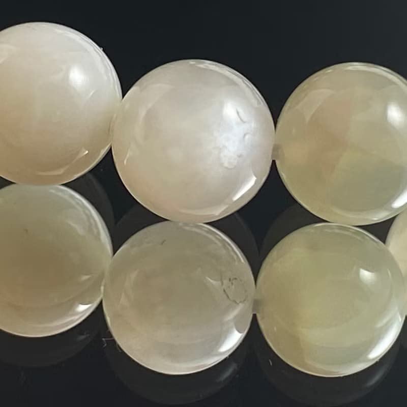 Black or White | 月光石 銀曜石 | 和平的價值觀 | 男士水晶手鍊
