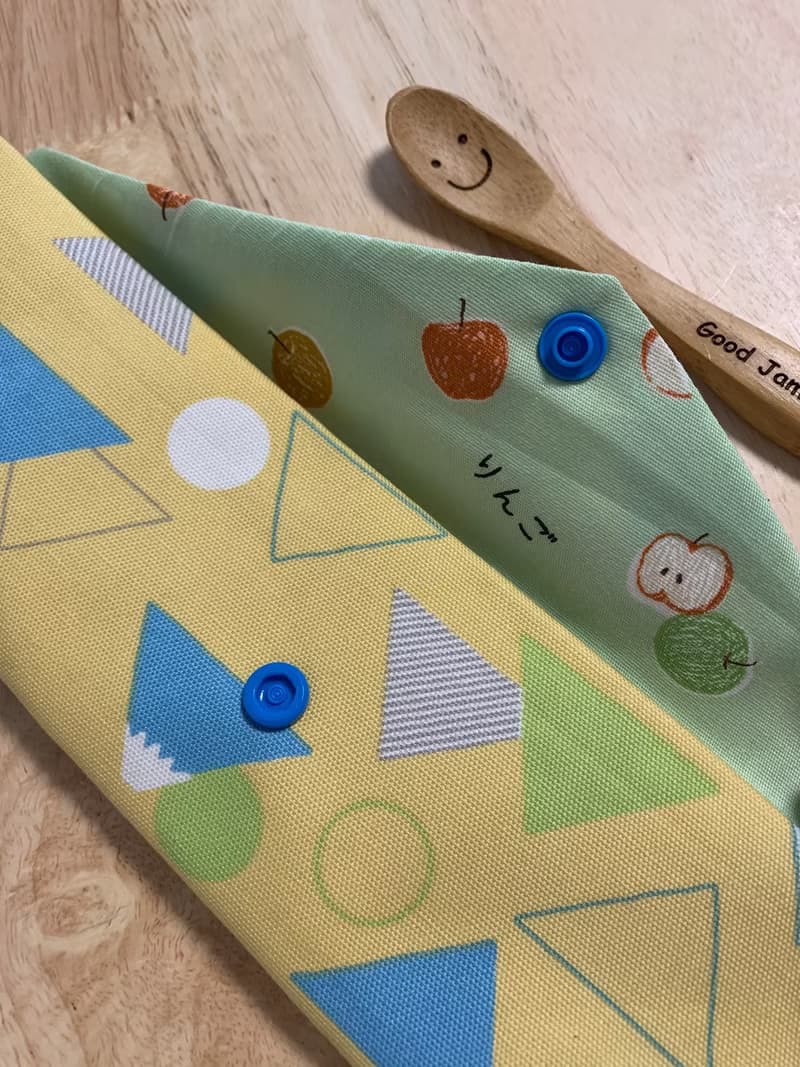 文青風環保純棉筷袋 真愛拼圖 舒爽黃 日本 潮物 收纳 手作餐具