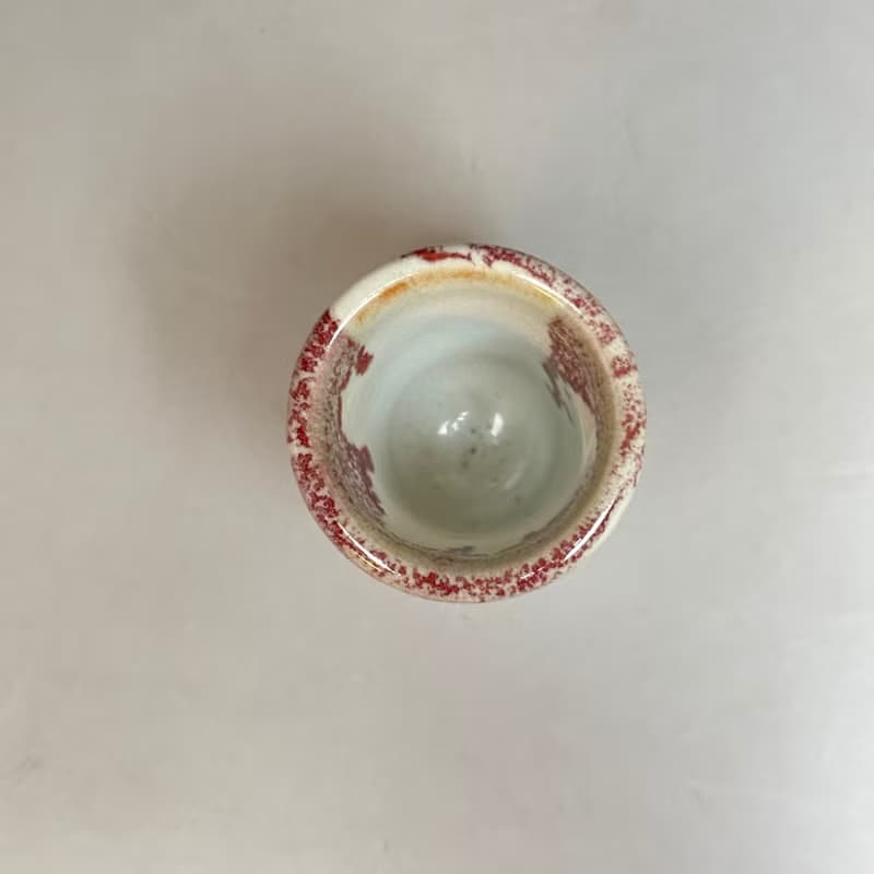 厚釉志野釉變立品茶杯 手工茶杯 40ml