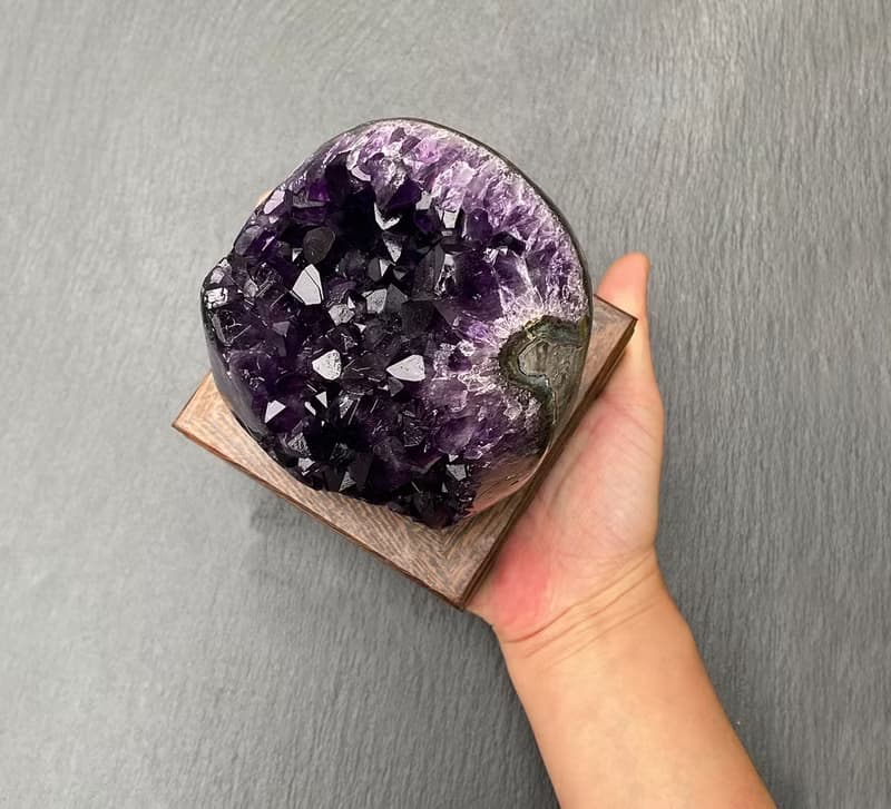 天然原礦頂級帝王紫 紫晶鎮 紫晶簇 紫水晶 開運財運水晶 消磁