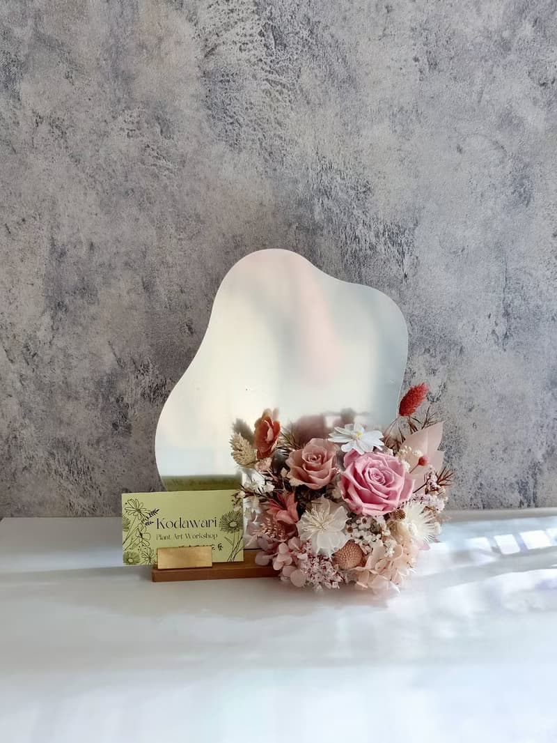 永生花名片座.桌花 開幕花禮 祝賀花禮 喬遷 升遷 生日禮物