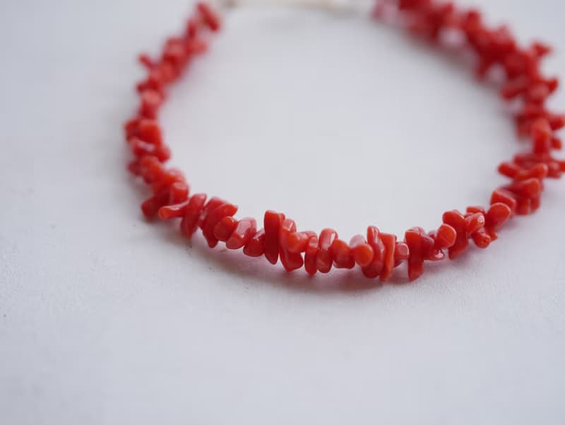 天然イタリアンサンゴとカレンシルバーのブレスレット